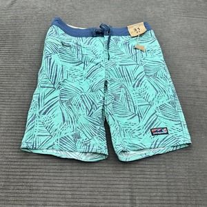 Patagonia Board Shorts Men 31 Rain Fern Speckle Nylon Swimming Outdoors Weekend.
